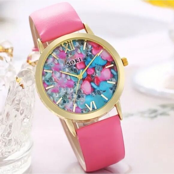 Six Piece Color Block Jewelry & Watch Set  - Picture 4 of 6